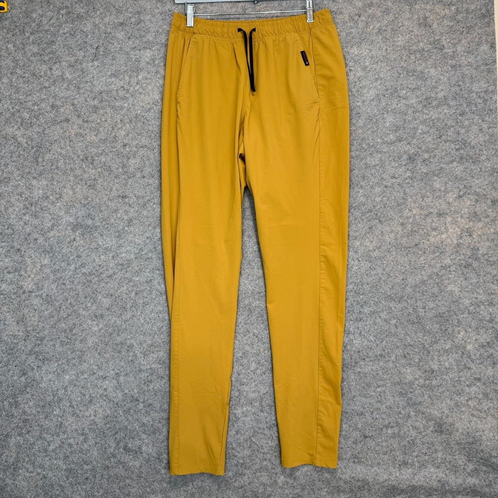 Walaco Pants Mens Medium Slim Lightweight‎ Breathable Training Tan Ankle Zip
